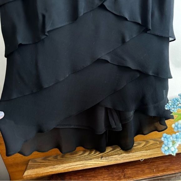 Vintage Tadashi • Tiered Mermaid Flutter Dress - Picture 4 of 8
